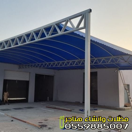 تركيب مظلات حي الزمرد بجدة